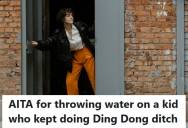 New Homeowner Got Fed Up With A Kid Repeatedly Ding Dong Ditching His House, So He Dumped Water On Him