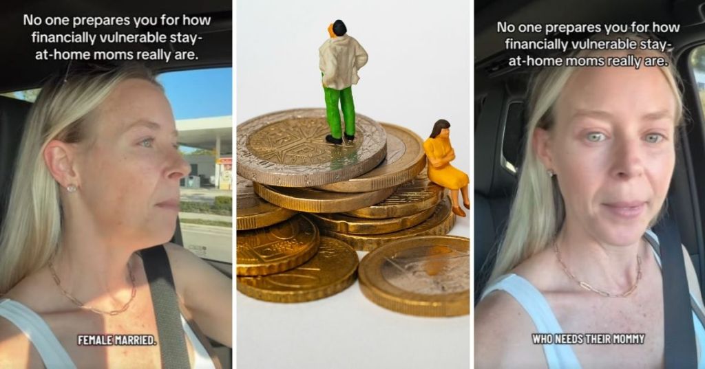 Woman getting a divorce