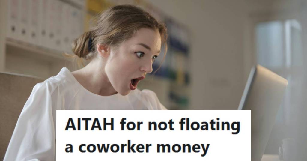 Woman reading a social media post about herself from a fake friend