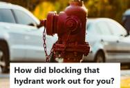 Homeowner Warned A Driver Repeatedly Not To Block A Fire Hydrant,  So The City Booted His Truck And Ticketed Him After He Ignored Every Warning