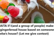 Student Suggested A Gingerbread House Based On A Teacher’s Home, And Joked About Taking Photos For Accuracy. So His Friends Accused Him Of Making The Idea Creepy.