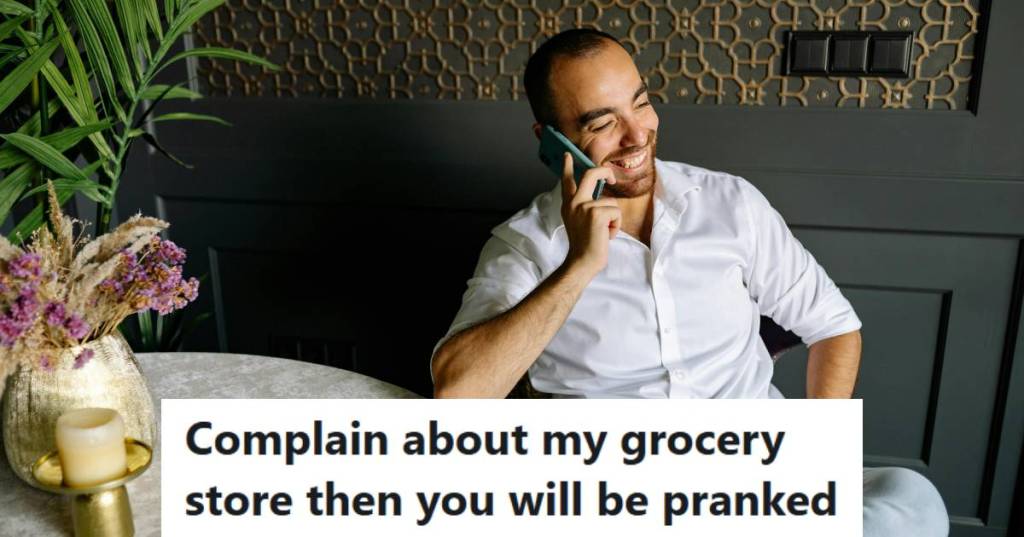 Man on the phone, pranking someone about a car for sale years later