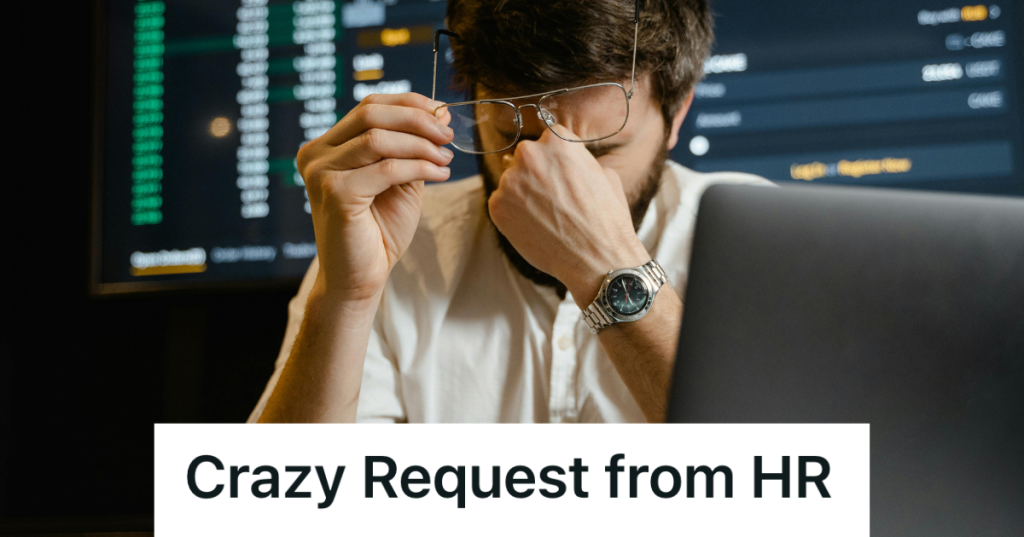 IT worker looking stressed