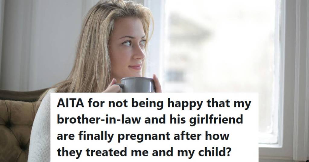 Woman sitting on the couch, drinking coffee and wondering if she's wrong