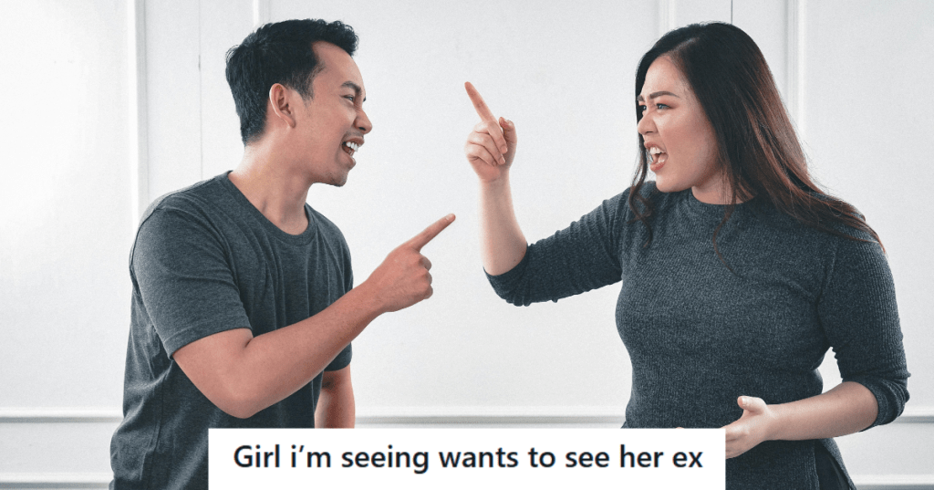 Man and woman arguing