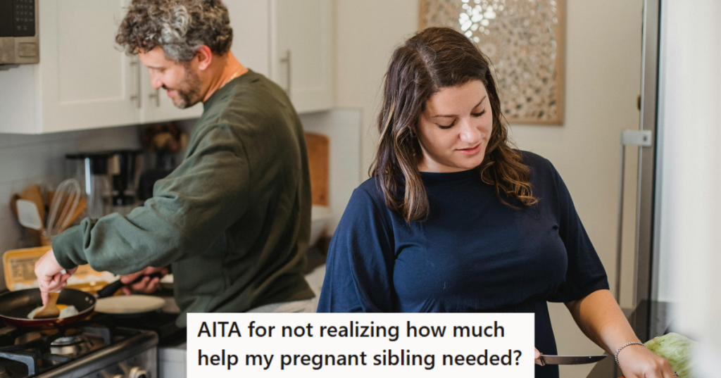 Man and woman working in a kitchen
