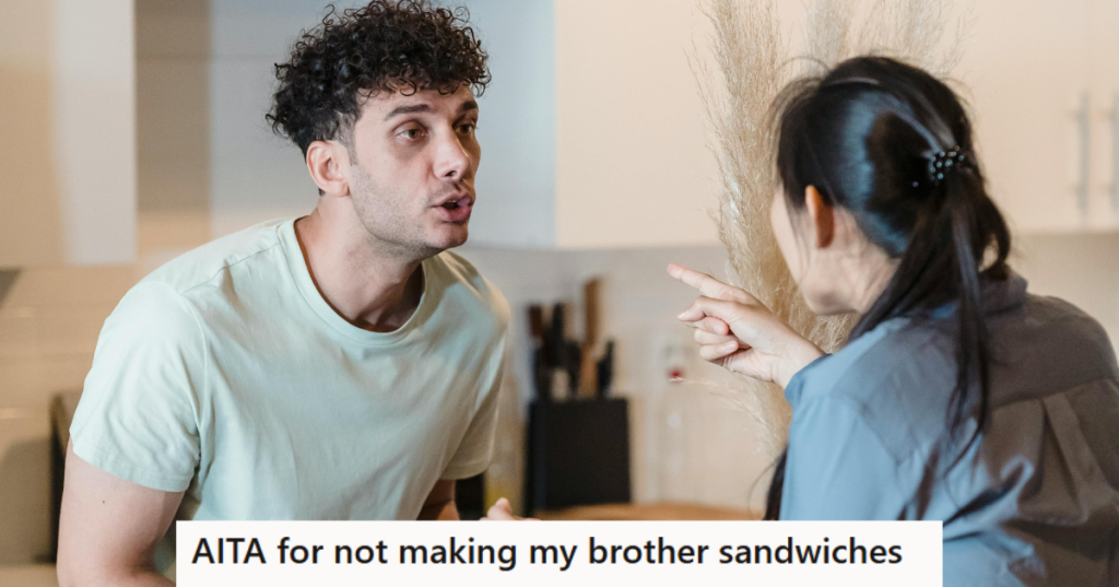 man and woman arguing