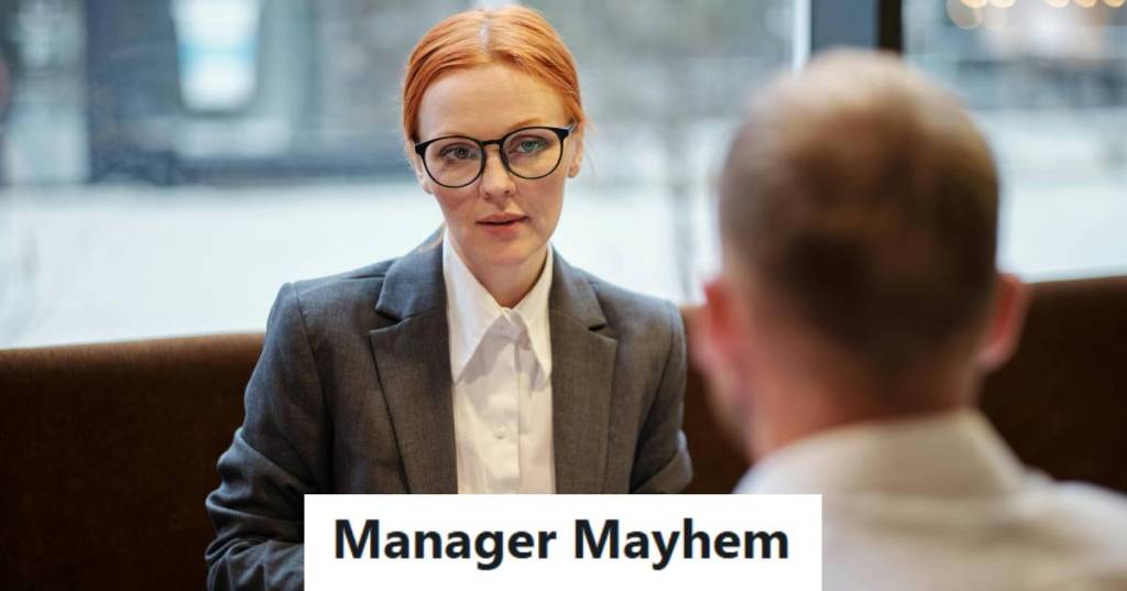 Area restaurant manager trying to tell the on-site manager how to run the business