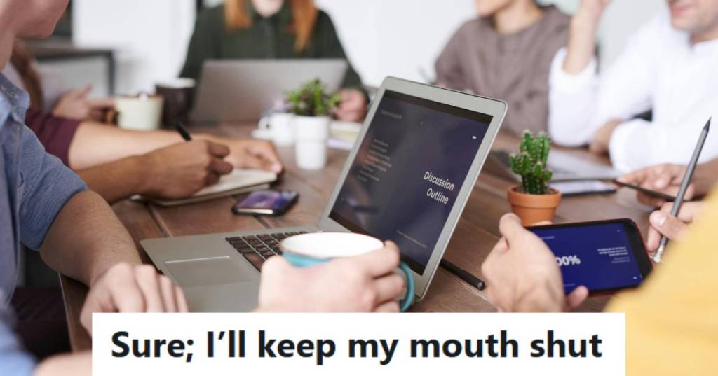 Team meeting to discuss a big project that's going on