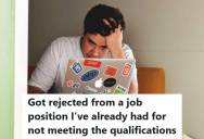 College Grad Applied For A Full Time Version Of The Internship He Just Completed, But The University Rejected Him For “Not Meeting Qualifications”