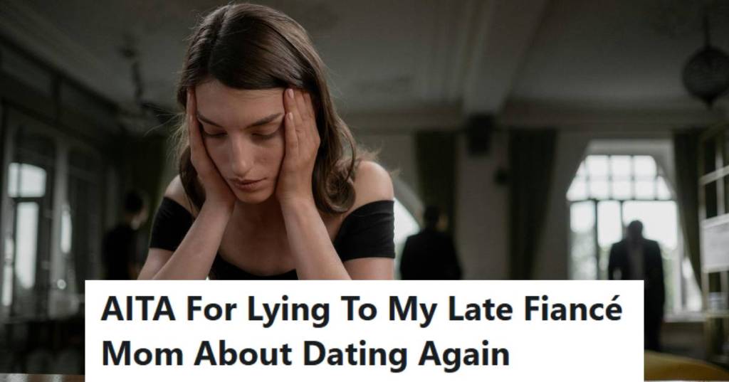 Woman sitting in a chair, holding her head because she feels guilty about lying