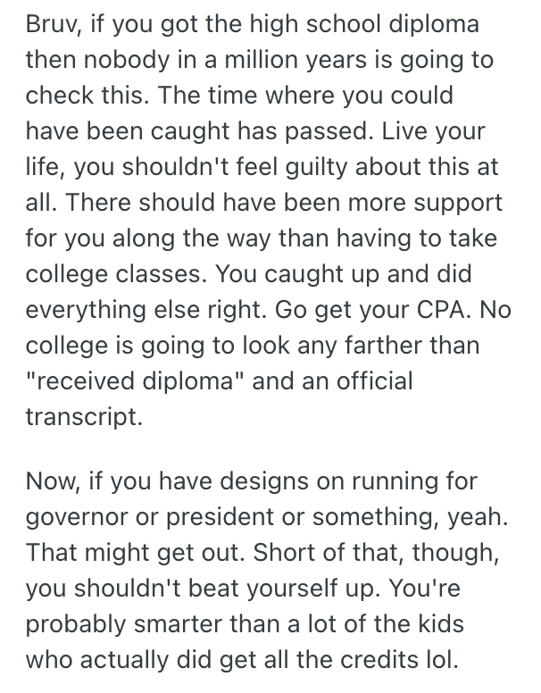 Screenshot 2025 12 02 at 2.53.12 PM Woman Photoshopped Her Grade To Graduate High School, So Now She Fears It Will Ruin Her Dream Of Becoming A CPA One Day