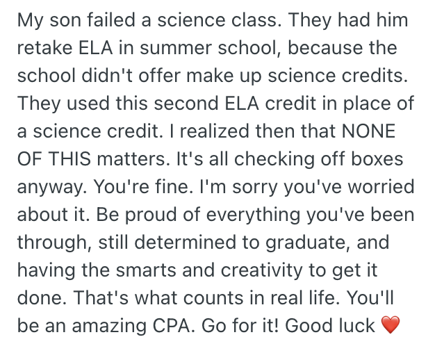 Screenshot 2025 12 02 at 2.55.17 PM Woman Photoshopped Her Grade To Graduate High School, So Now She Fears It Will Ruin Her Dream Of Becoming A CPA One Day