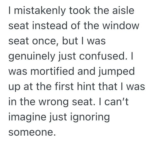 Screenshot 2025 12 03 at 2.44.56 PM Airplane Passenger Pretends To Be Sleeping In An Aisle Seat To Avoid Sitting In A Window Seat, But Another Traveller Finds Her Sitting In Her Seat And Tells Her To Move