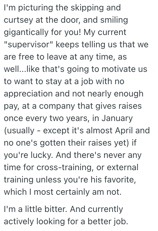 Screenshot 2025 12 04 at 1.40.27 PM A Bank Tellers Manager Treated Her Badly, So She Finally Quit After She Kept Getting Denied Days Off