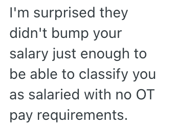 Screenshot 2025 12 04 at 1.49.52 PM Manager Gave Employee A Hard Time About How Much Overtime They Were Putting In, So They Decided To Only Work Exactly 40 Hours Per Week