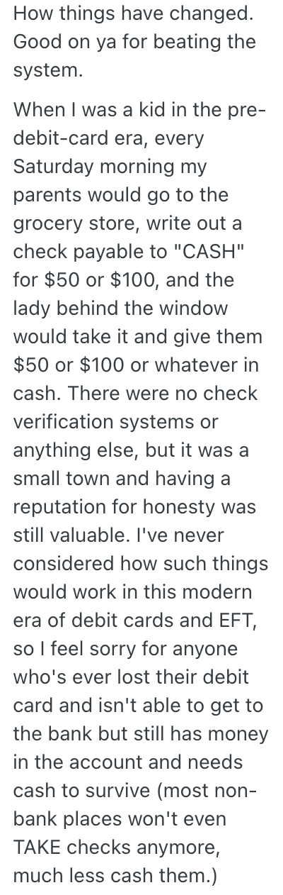 Screenshot 2025 12 04 at 4.48.15 PM Walmart Bank Customer Was Told They Couldnt Cash A Check Written To Themself, So They Wrote It Out To The Friend They Were With Instead