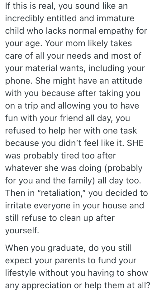 Screenshot 2025 12 07 at 10.04.08 AM A Teenagers Phone Was Taken Away By Her Mom On A Vacation, So She Drove Her Mom Nuts By Playing The Flute Early In The Morning Until She Got Her Phone Back