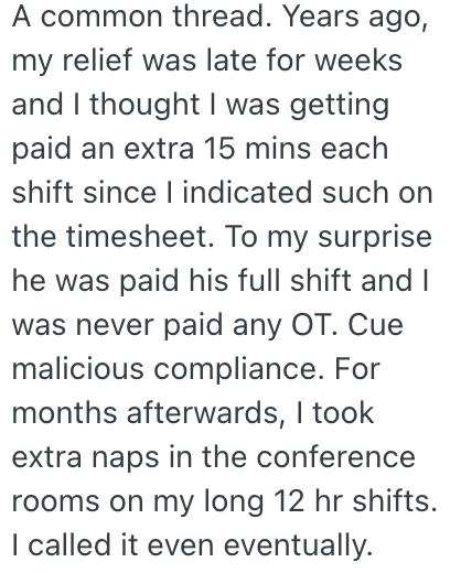 Screenshot 2025 12 07 at 10.37.53 AM A Contractor Wasnt Paid Double Time Because They Came Up Just Short Of The Time Limit, So They Stretched Out Jobs From Then On To Get Paid More