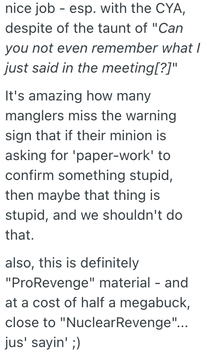 Screenshot 2025 12 07 at 9.48.30 AM Employee Was Told To Only Deal With Big Contractors, So They Maliciously Complied And It Cost Their Company A Ton Of Money