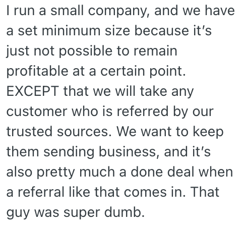 Screenshot 2025 12 07 at 9.56.45 AM A Construction Coordinator Was Told By A Contractor Not To Send Him Small Jobs Anymore, So They Maliciously Complied And The Contractor Lost Out On A Lot Of Money