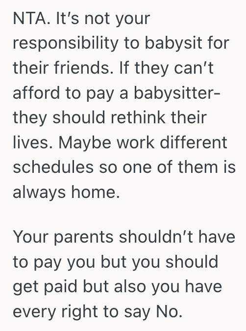 Screenshot 2025 12 10 at 10.49.54 AM Student Turned Down An Unexpected Babysitting Gig To Focus On Her Homework, So Her Parents Lashed Out And Claimed She Was Selfish