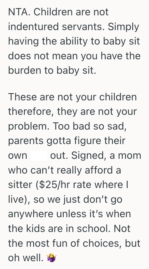 Screenshot 2025 12 10 at 10.50.39 AM Student Turned Down An Unexpected Babysitting Gig To Focus On Her Homework, So Her Parents Lashed Out And Claimed She Was Selfish