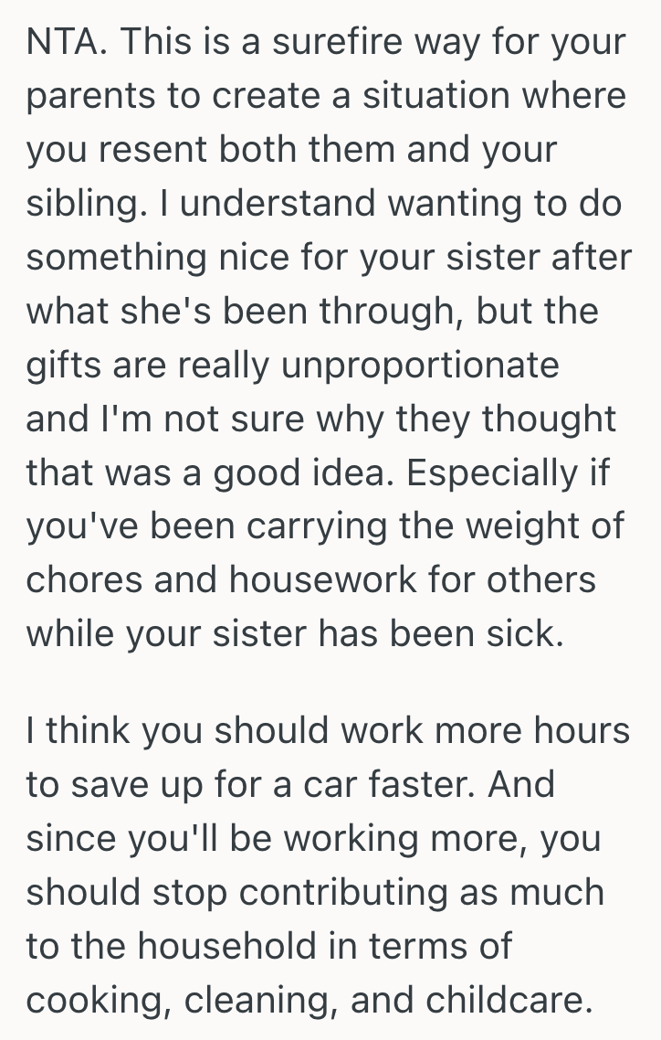 Screenshot 2025 12 10 at 4.00.51 PM Daughter Helped Her Family Through Her Sister’s Cancer Treatment, So When She Was Snubbed With A Small Birthday Gift While Her Sister Got A New Car, She Couldn’t Help Feeling Resentful