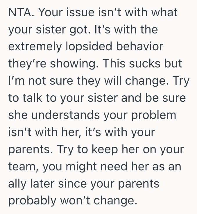 Screenshot 2025 12 10 at 4.01.48 PM Daughter Helped Her Family Through Her Sister’s Cancer Treatment, So When She Was Snubbed With A Small Birthday Gift While Her Sister Got A New Car, She Couldn’t Help Feeling Resentful