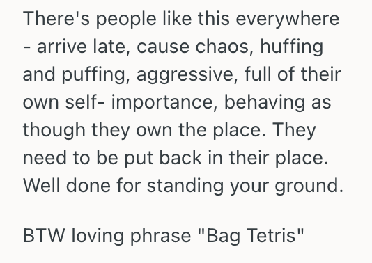 Airplane Passenger Struggled With Putting Her Carry On In The Overhead Bin, But A Rude Passenger Tried To Remove Her Bag And Mansplain Screenshot 2025 12 13 at 10.18.24 PM Airplane Passenger Struggled With Putting Her Carry On In The Overhead Bin, But A Rude Passenger Tried To Remove Her Bag And Mansplain