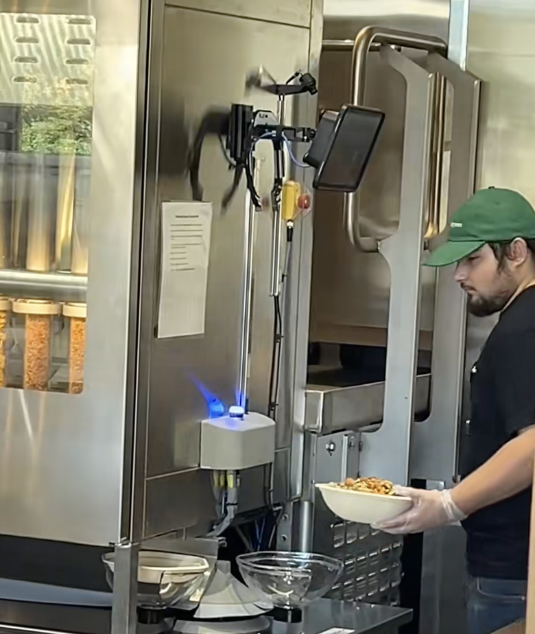 man working in a restaurant