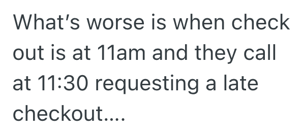 Screenshot 2025 12 18 at 6.04.45 PM Entitled Hotel Customers Asks A Supervisor To Waive The Late Check Out Fee, But She Only Agrees To Give Them An Extra 15 Minutes