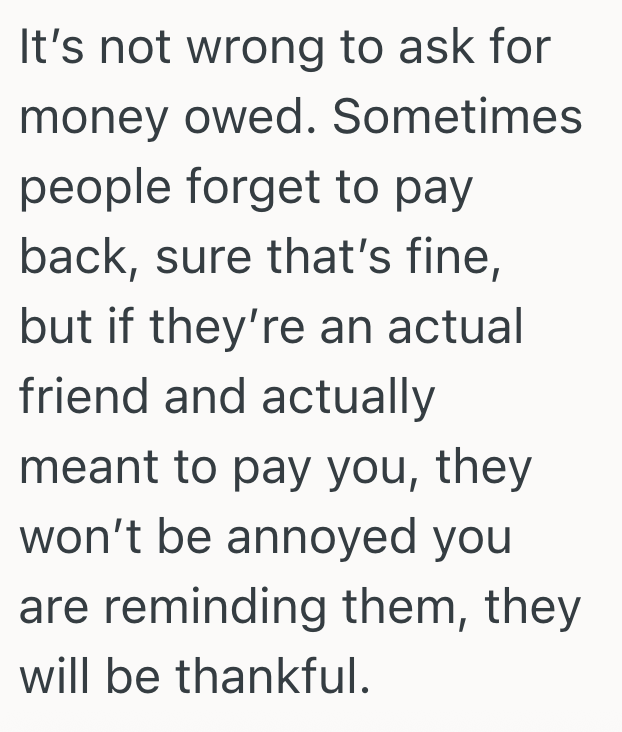 Screenshot 2025 12 19 at 11.33.28 PM Her Friend Forgot Her Wallet And Asked Her To Cover The Restaurant Bill, But Its Been Two Weeks And No Repayment Has Been Made