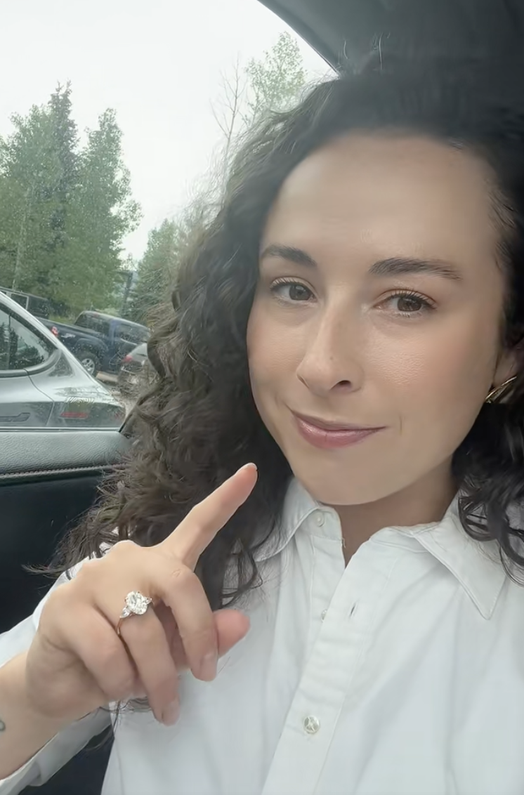 woman talking about gardens