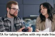 A Wife Took A Few Selfies With A Longtime Male Friend, But The Next Day Her Husband Accused Her Of Crossing A Line