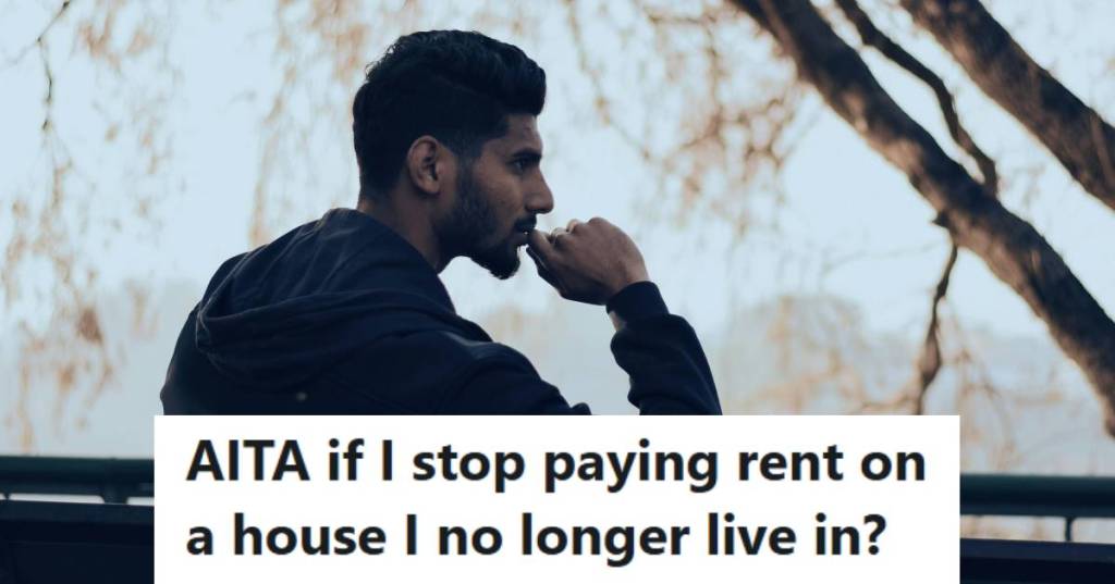 Man sitting on a park bench thinking about the mess he's in