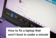 Tech Guy Received A Laptop That Wasn’t Loading Windows Anymore, But Then He Opened The DVD Tray And Found The Real Problem