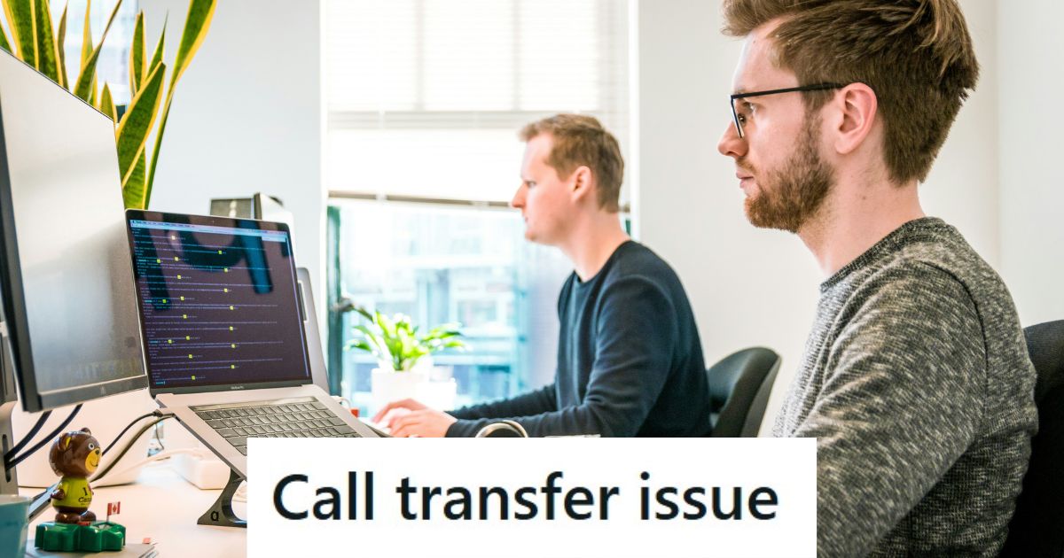 Working at help desk