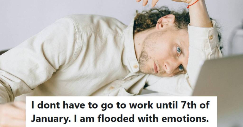 Man laying his head on his desk because he's exhausted and burned out