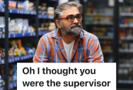 Confused Man Mistakes Another Customer For A Store Supervisor, But When He Realizes His Mistake, He Walks Out Of The Store Without Buying Anything