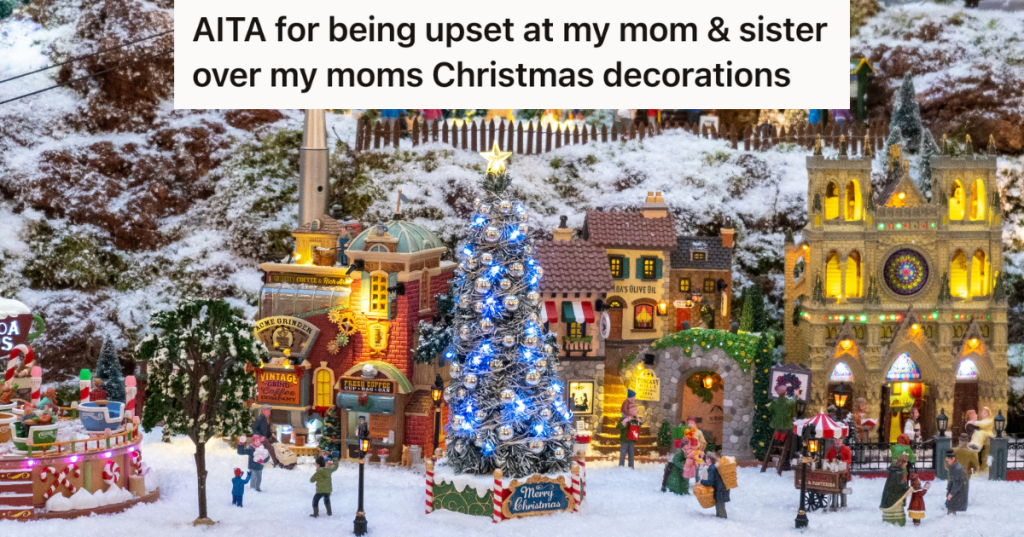 miniature Christmas village decorations