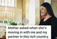 Woman’s Mother Comes Up To Her At Her Grandmother’s Final Service, And She Incorrectly Assumes She’ll Be Moving In With Her