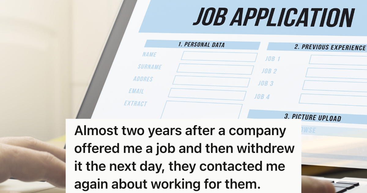 closeup of a job application on a laptop screen 