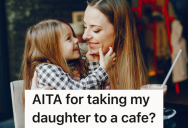 Mom Takes Her 4-Year-Old Daughter To A Cafe For A Treat, But A Telecommuter At The Cafe Seemed Very Annoyed By Their Presence