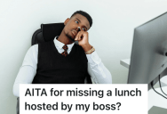 Employee Asked His Boss If He Could Skip A Celebratory Work Lunch, But He Ended Up Missing The Yearly Bonus That The Supervisor Handed Out