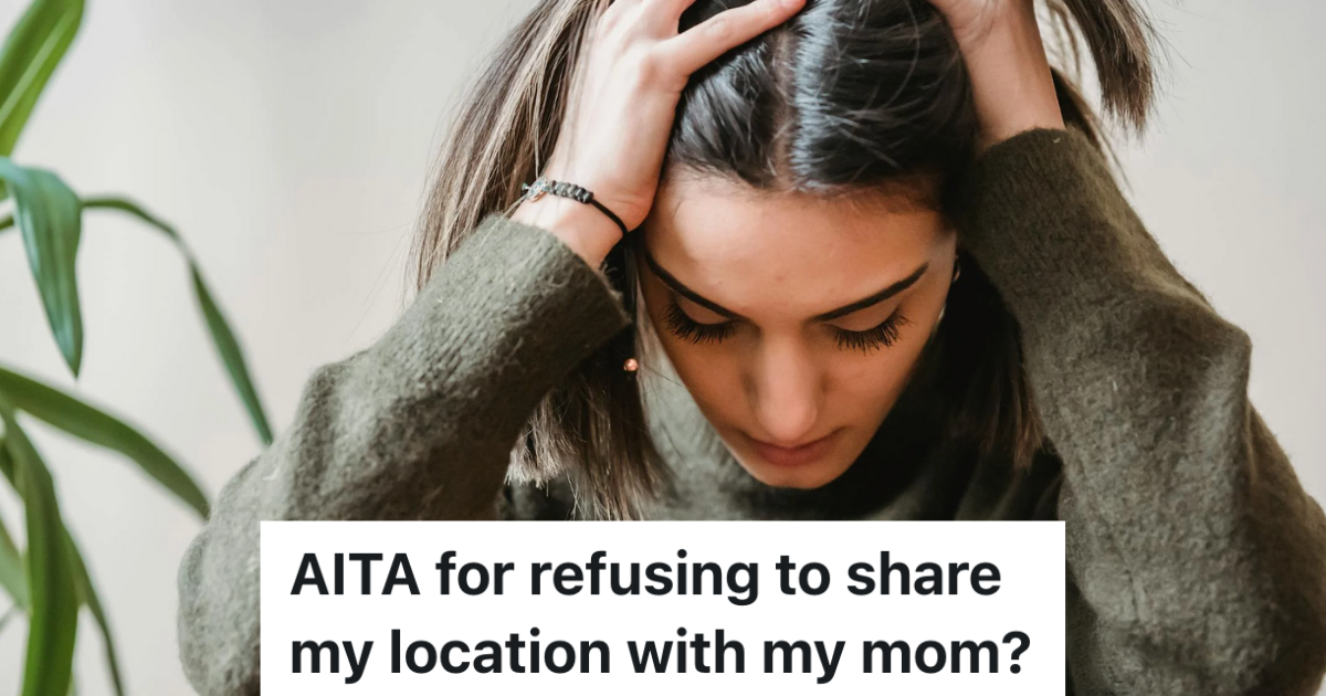Young Woman Still Lives At Home And Is Going Out On A Date, But She Refuses To Share Her Location With Her Mother upset young woman with her hands in her hair