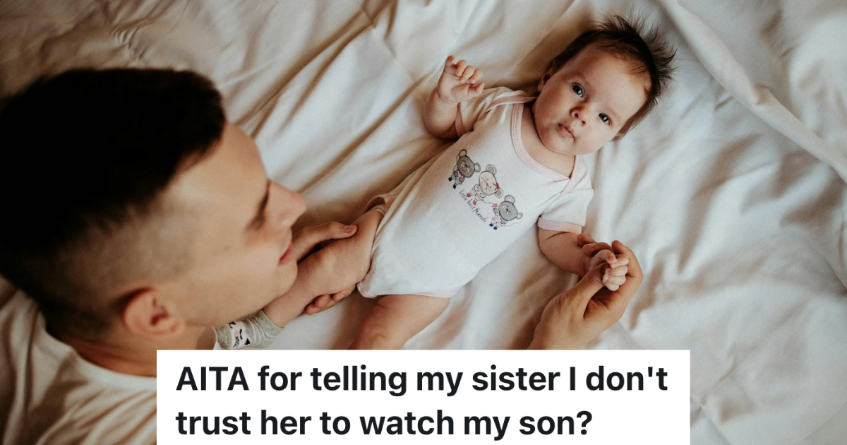 Teenage Dad Needs A Babysitter So He Can Go To A Construction Job, But His Sister Is Mad That He Didnt Ask Her To Babysit young dad holding baby's hand