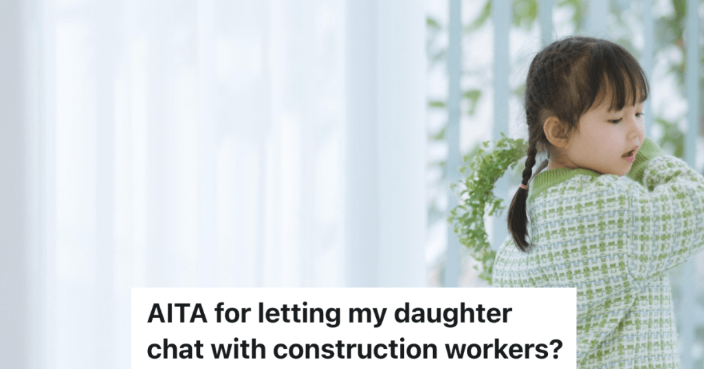 little girl standing outside on porch