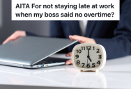 Boss Tells Employees Not To Work Overtime, But Then She Gets Upset When One Employee Refuses To Work More Hours