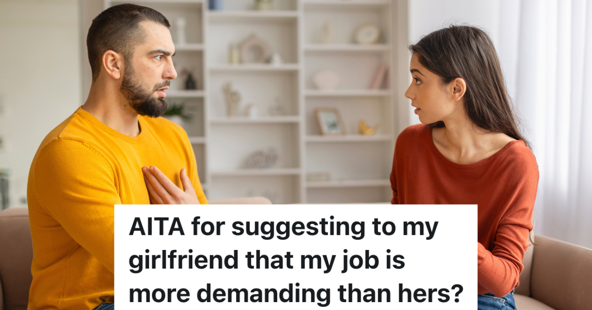 couple sitting on the couch arguing